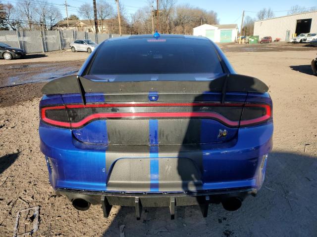 2C3CDXGJ3MH593206 - 2021 DODGE CHARGER SCAT PACK BLUE photo 6
