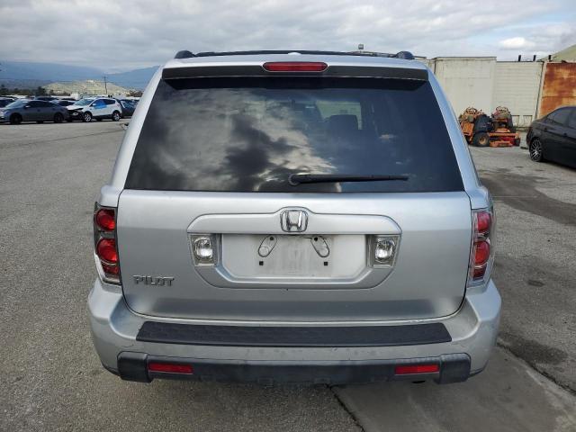 5FNYF28507B019253 - 2007 HONDA PILOT EXL SILVER photo 6