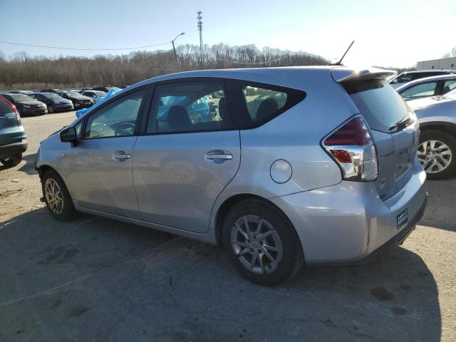 JTDZN3EU8FJ030503 - 2015 TOYOTA PRIUS V SILVER photo 2