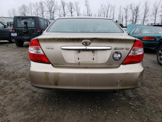 JTDBE32K920054927 - 2002 TOYOTA CAMRY LE TAN photo 6