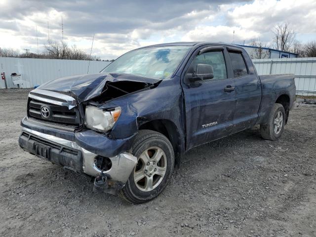 5TFUM5F10BX019533 - 2011 TOYOTA TUNDRA DOUBLE CAB SR5 BLUE photo 1