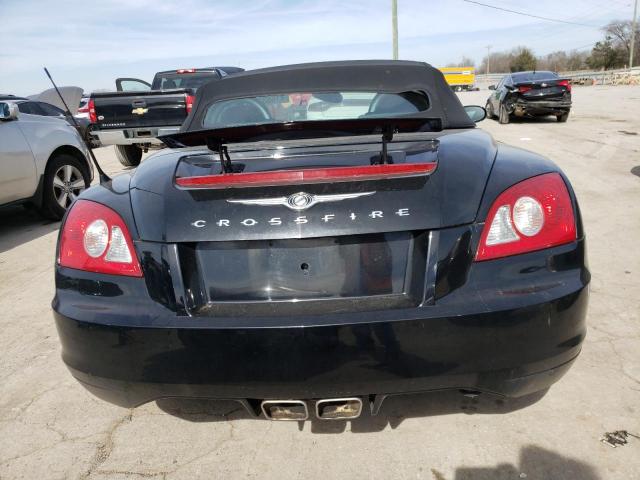 1C3AN65L85X035108 - 2005 CHRYSLER CROSSFIRE LIMITED BLACK photo 6