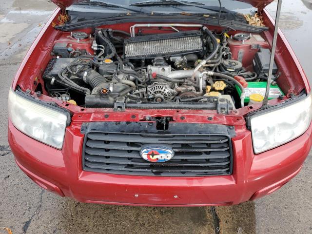 JF1SG69697H704455 - 2007 SUBARU FORESTER 2.5XT LIMITED RED photo 12