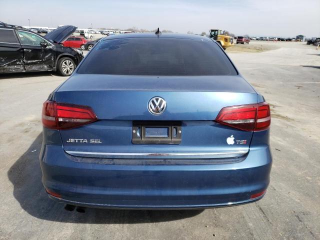 3VWL17AJ5HM279560 - 2017 VOLKSWAGEN JETTA SEL BLUE photo 6