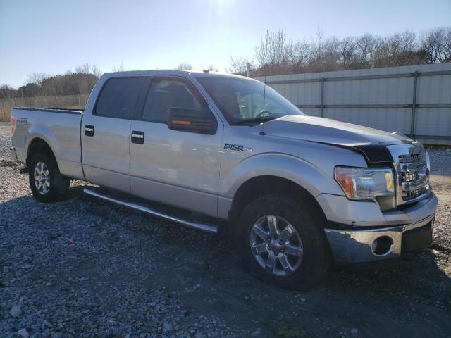 1FTFW1EF2DFD58411 - 2013 FORD F150 SUPERCREW SILVER photo 4