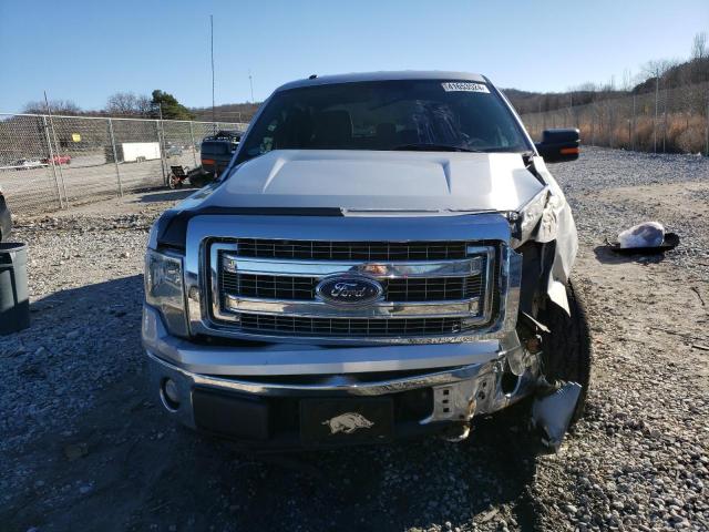 1FTFW1EF2DFD58411 - 2013 FORD F150 SUPERCREW SILVER photo 5
