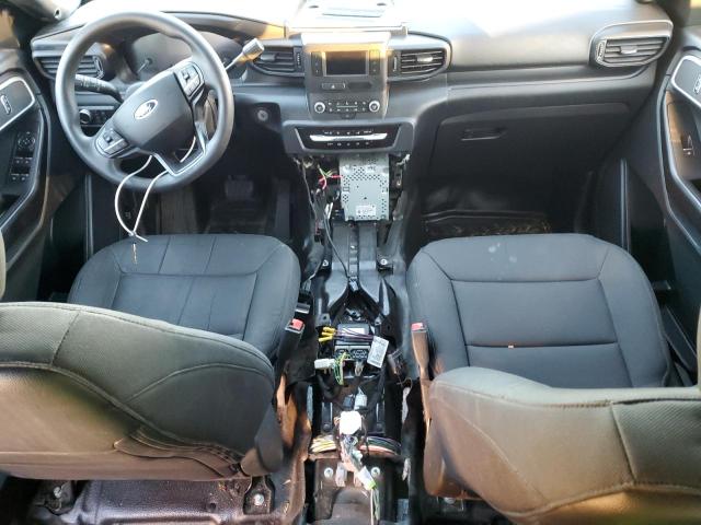 1FM5K8AB7MGA43189 - 2021 FORD EXPLORER POLICE INTERCEPTOR შავი ფოტო 8
