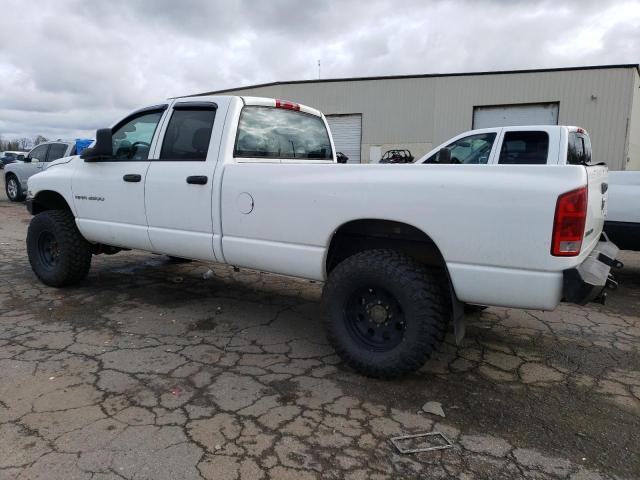 3D7KS28C55G763489 - 2005 DODGE RAM 2500 ST WHITE photo 2