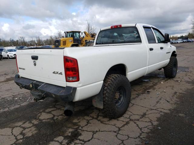 3D7KS28C55G763489 - 2005 DODGE RAM 2500 ST WHITE photo 3