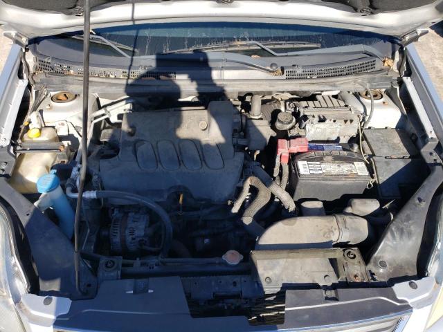 3N1AB6AP7AL729391 - 2010 NISSAN SENTRA 2.0 SILVER photo 11