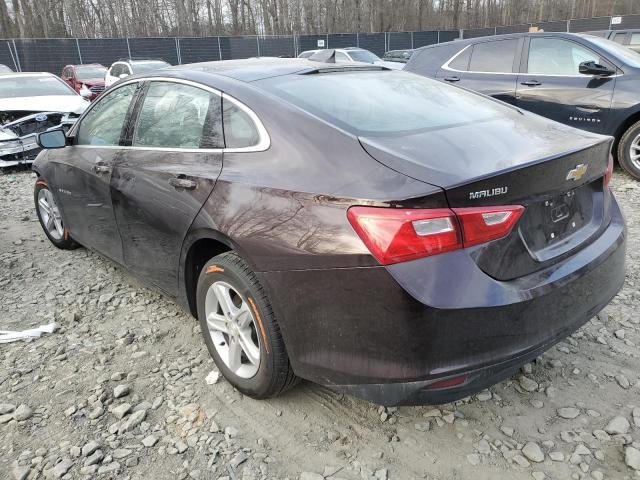 1G1ZC5ST4LF145572 - 2020 CHEVROLET MALIBU LS BROWN photo 2