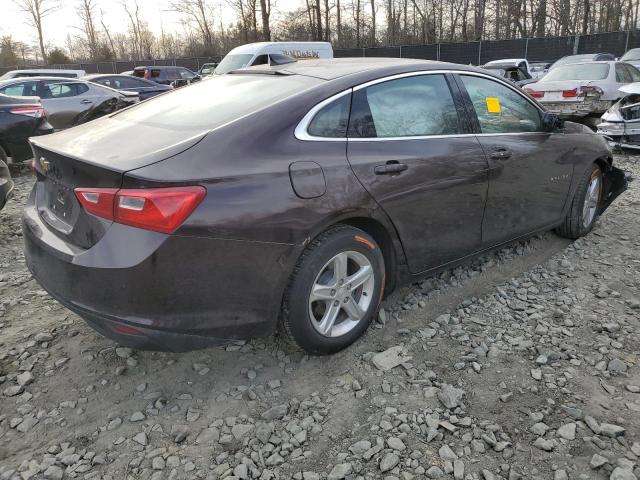 1G1ZC5ST4LF145572 - 2020 CHEVROLET MALIBU LS BROWN photo 3