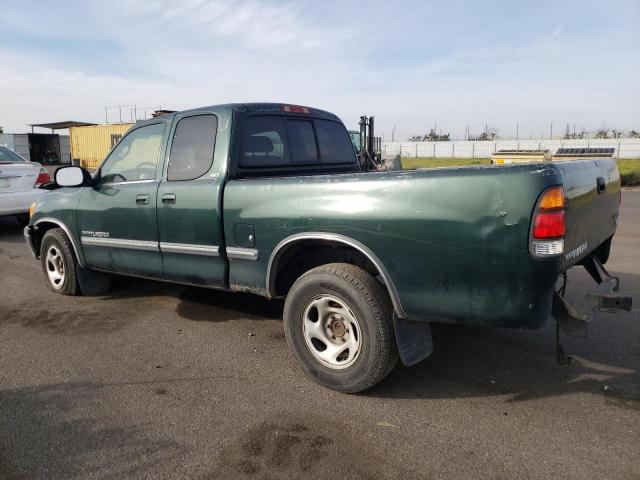 5TBRT3416YS101421 - 2000 TOYOTA TUNDRA ACCESS CAB GREEN photo 2