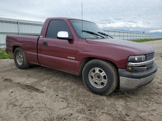 1GCEC14W51Z260926 - 2001 CHEVROLET SILVERADO C1500 BURGUNDY photo 4