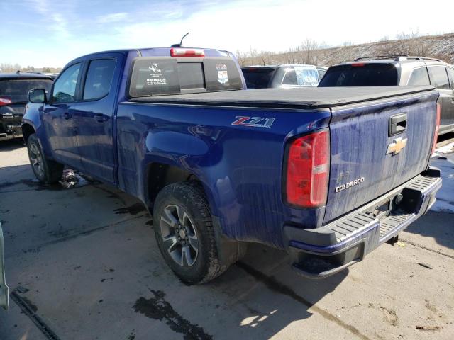 1GCGTCE37F1230504 - 2015 CHEVROLET COLORADO Z71 BLUE photo 2