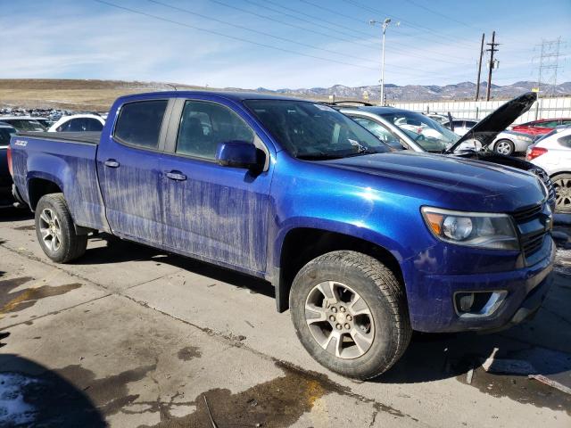 1GCGTCE37F1230504 - 2015 CHEVROLET COLORADO Z71 BLUE photo 4