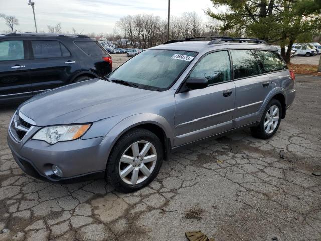 4S4BP61C787335707 - 2008 SUBARU OUTBACK 2.5I GRAY photo 1