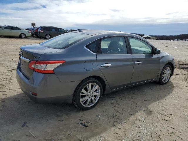 3N1AB7AP9FY305632 - 2015 NISSAN SENTRA S GRAY photo 3