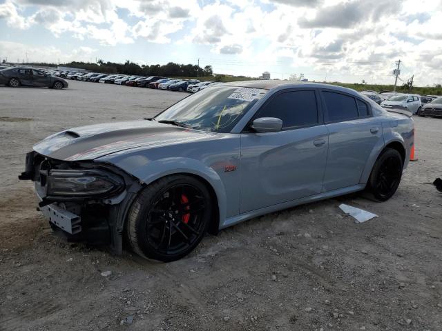 2C3CDXGJ9MH535715 - 2021 DODGE CHARGER SCAT PACK GRAY photo 1