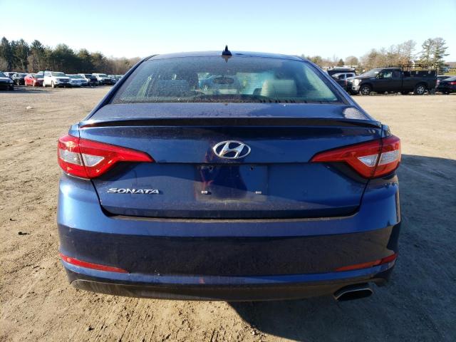 5NPE24AF5HH510112 - 2017 HYUNDAI SONATA SE BLUE photo 6