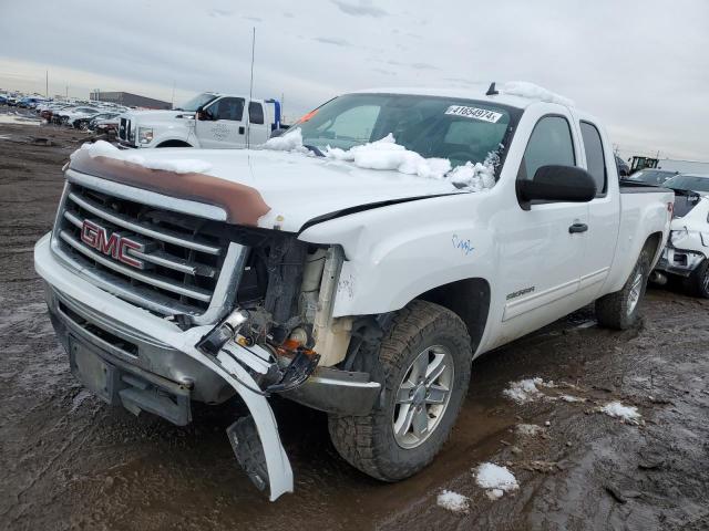 1GTR2VE74CZ119092 - 2012 GMC SIERRA K1500 SLE WHITE photo 1