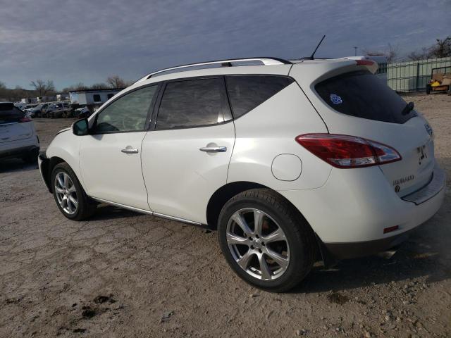 JN8AZ1MW7DW304951 - 2013 NISSAN MURANO S WHITE photo 2