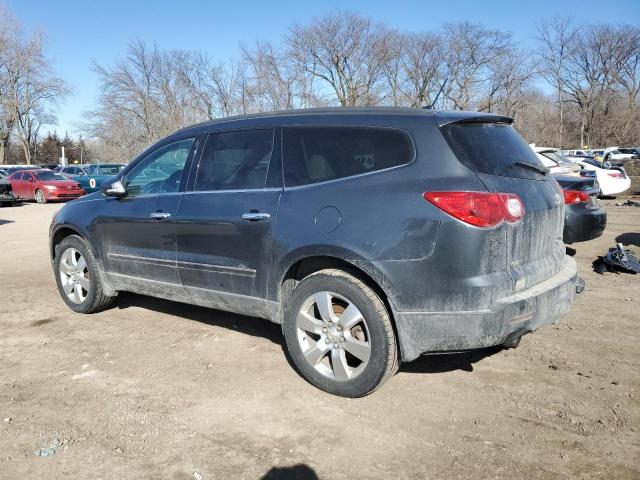 1GNKVLED2BJ370510 - 2011 CHEVROLET TRAVERSE LTZ CHARCOAL photo 2