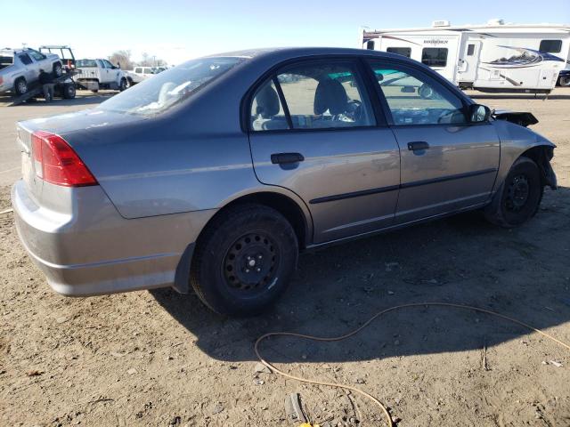 2HGES16385H577418 - 2005 HONDA CIVIC DX VP GRAY photo 3