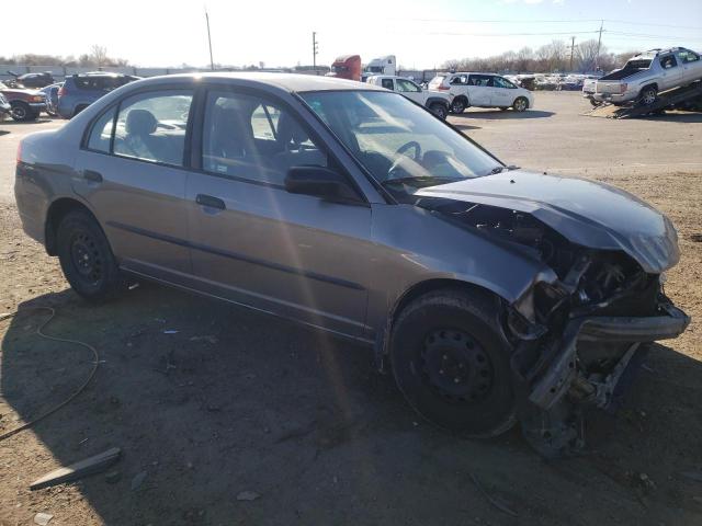 2HGES16385H577418 - 2005 HONDA CIVIC DX VP GRAY photo 4