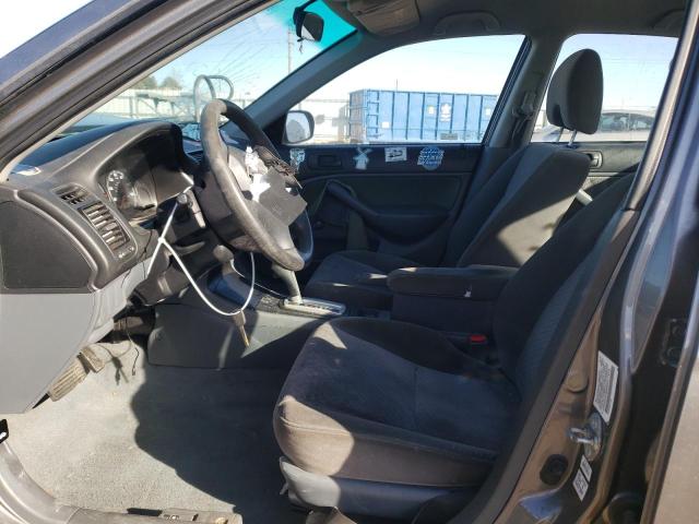 2HGES16385H577418 - 2005 HONDA CIVIC DX VP GRAY photo 7