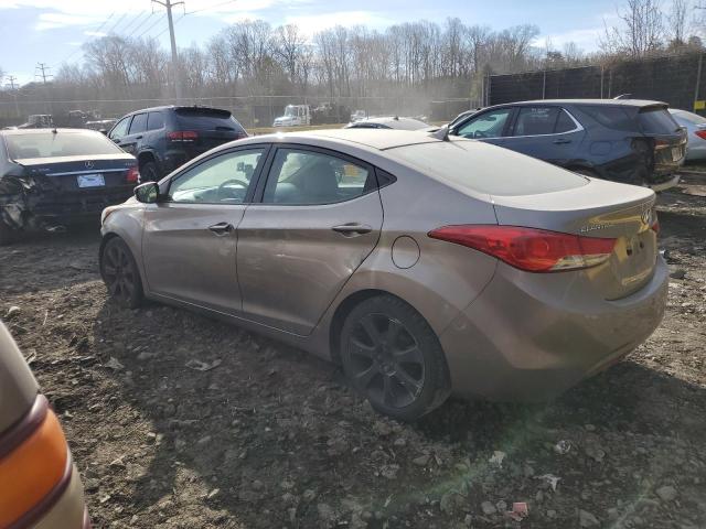 5NPDH4AEXCH098344 - 2012 HYUNDAI ELANTRA GLS TAN photo 2