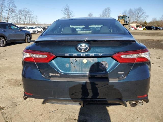 4T1B11HK1JU619021 - 2018 TOYOTA CAMRY L BLUE photo 6