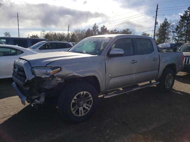 5TFAZ5CNXGX010809 - 2016 TOYOTA TACOMA DOUBLE CAB SILVER photo 1