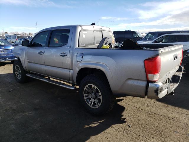 5TFAZ5CNXGX010809 - 2016 TOYOTA TACOMA DOUBLE CAB SILVER photo 2