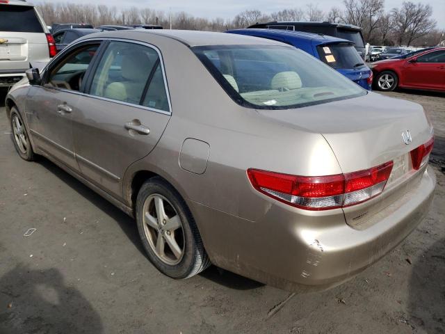 1HGCM56734A072525 - 2004 HONDA ACCORD EX BEIGE photo 2