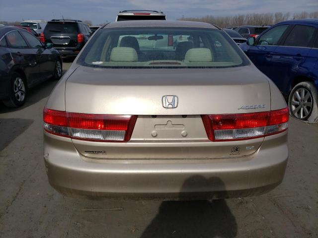 1HGCM56734A072525 - 2004 HONDA ACCORD EX BEIGE photo 6