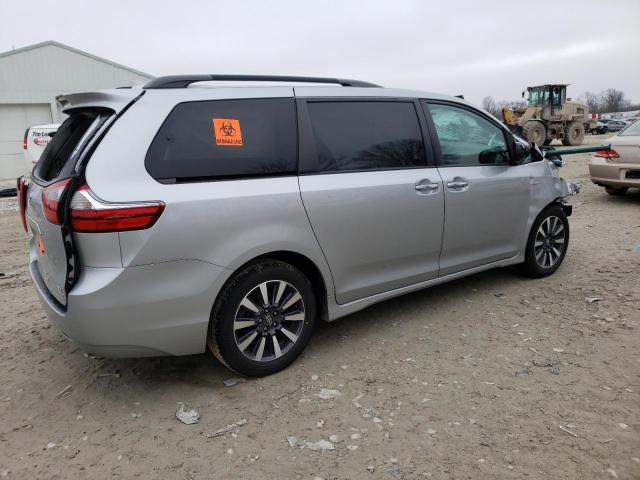 5TDDZ3DC8LS241335 - 2020 TOYOTA SIENNA XLE SILVER photo 3