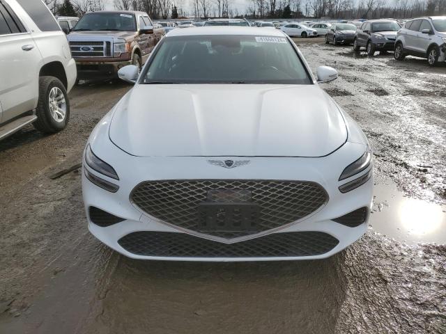 KMTG34TA8NU095118 - 2022 GENESIS G70 BASE WHITE photo 5