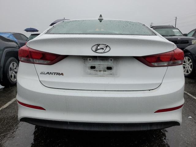 5NPD84LF5JH375050 - 2018 HYUNDAI ELANTRA SEL WHITE photo 6