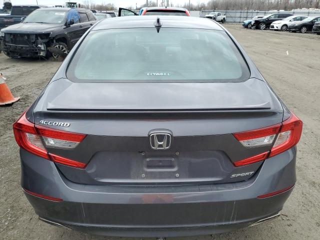 1HGCV1F3XLA062091 - 2020 HONDA ACCORD SPORT GRAY photo 6