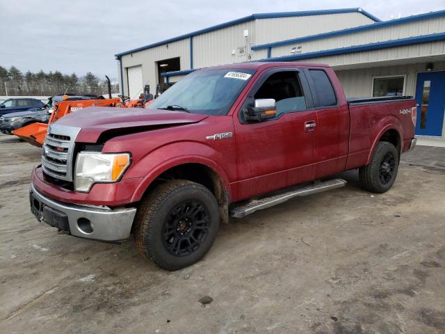 1FTFX1EFXDFC90291 - 2013 FORD F150 SUPER CAB RED photo 1