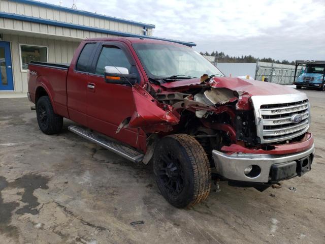 1FTFX1EFXDFC90291 - 2013 FORD F150 SUPER CAB RED photo 4