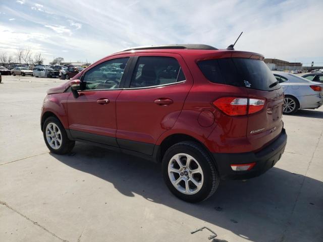 MAJ6P1UL3JC162713 - 2018 FORD ECOSPORT SE RED photo 2