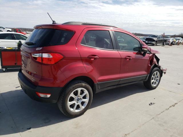 MAJ6P1UL3JC162713 - 2018 FORD ECOSPORT SE RED photo 3