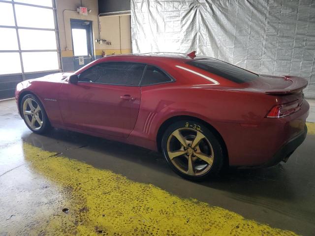 2G1FD1E37F9104628 - 2015 CHEVROLET CAMARO LT RED photo 2