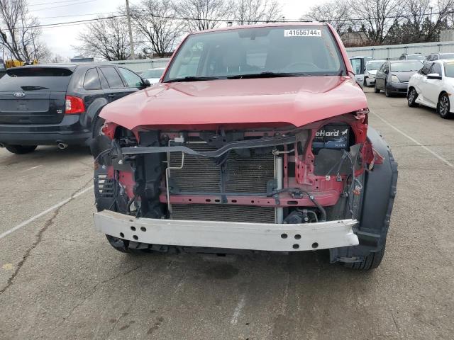 JTEBU5JR8K5651501 - 2019 TOYOTA 4RUNNER SR5 RED photo 5