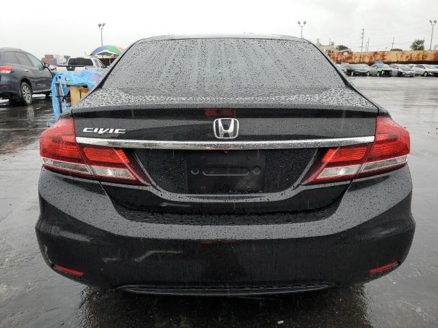 19XFB2F5XDE295494 - 2013 HONDA CIVIC LX BLACK photo 6