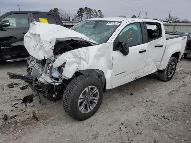 1GCGTDEN6N1156840 - 2022 CHEVROLET COLORADO Z71 WHITE photo 1