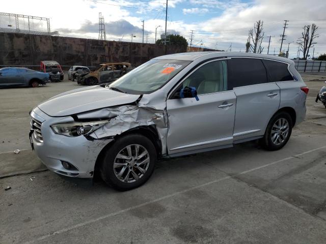 5N1AL0MMXEC548825 - 2014 INFINITI QX60 SILVER photo 1