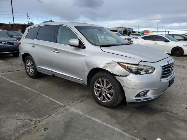 5N1AL0MMXEC548825 - 2014 INFINITI QX60 SILVER photo 4